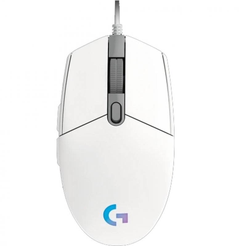 Logitech - Rato Gaming Logitech G Series G203 LightSync RGB 8000DPI Branco
