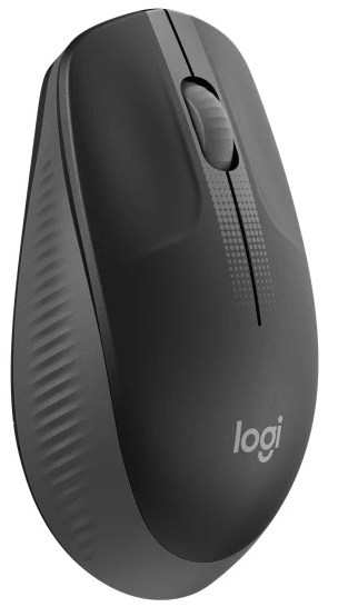 Logitech - Rato Óptico Logitech M190 Full-Size Wireless 1000DPI Preto/Cinzento