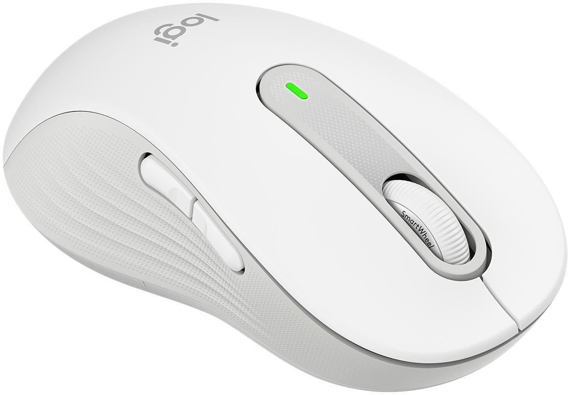 ** B Grade ** Rato Óptico Logitech Signature M650 L Wireless 2000DPI Branco Mão Esquerda