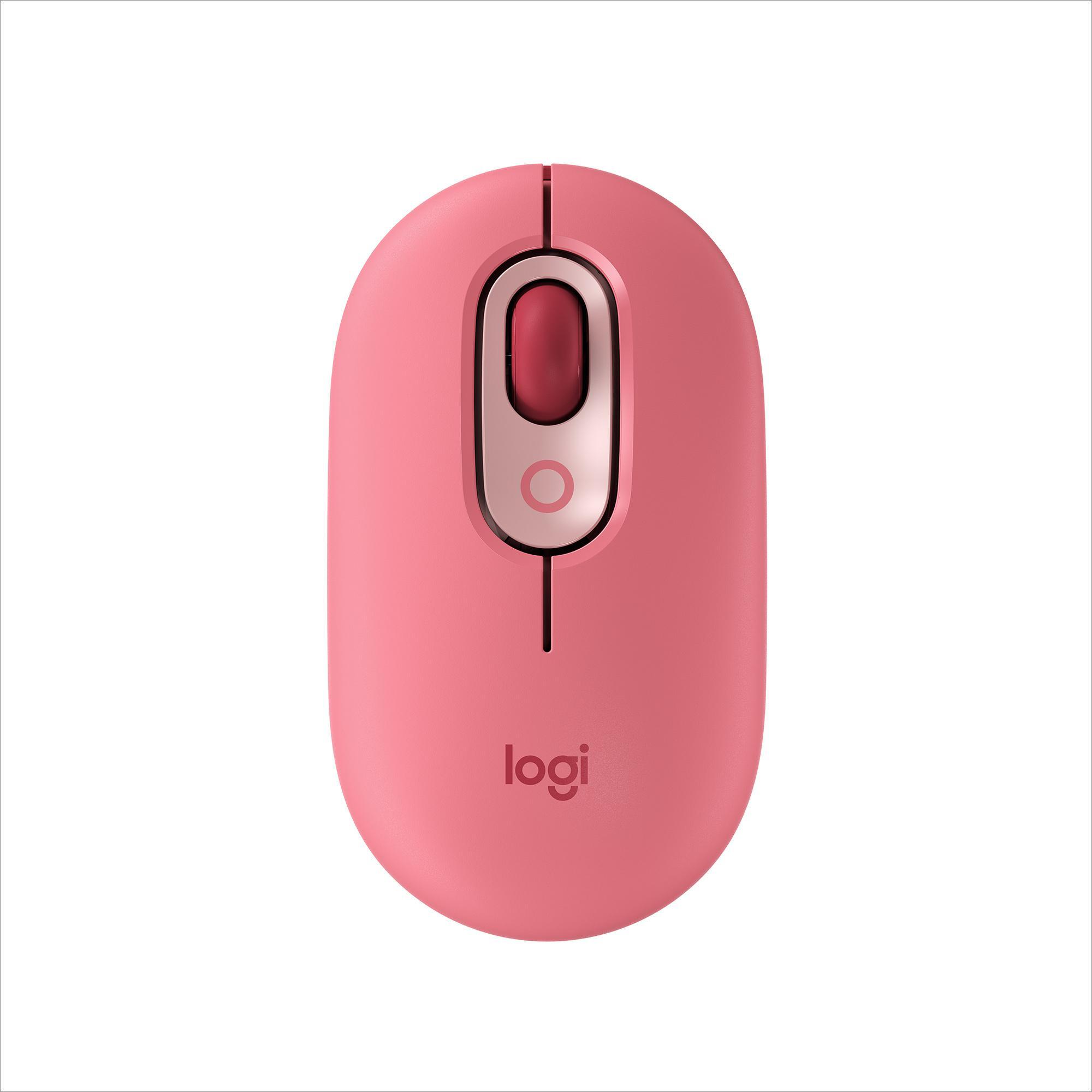 ** B Grade ** Rato Óptico Logitech POP Mouse Wireless 4000DPI Rosa