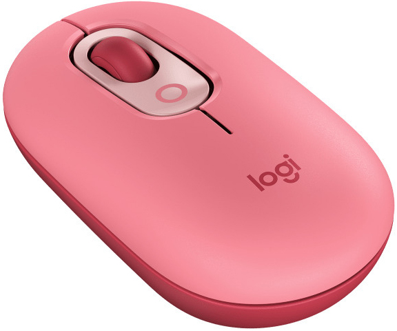 Rato Óptico Logitech POP Mouse Wireless 4000DPI Rosa