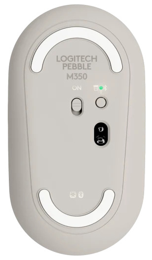 Logitech - Rato Óptico Logitech Pebble M350 Wireless 1000DPI Areia