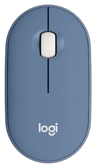 Logitech - Rato Óptico Logitech Pebble M350 Wireless 1000DPI Azul Blueberry