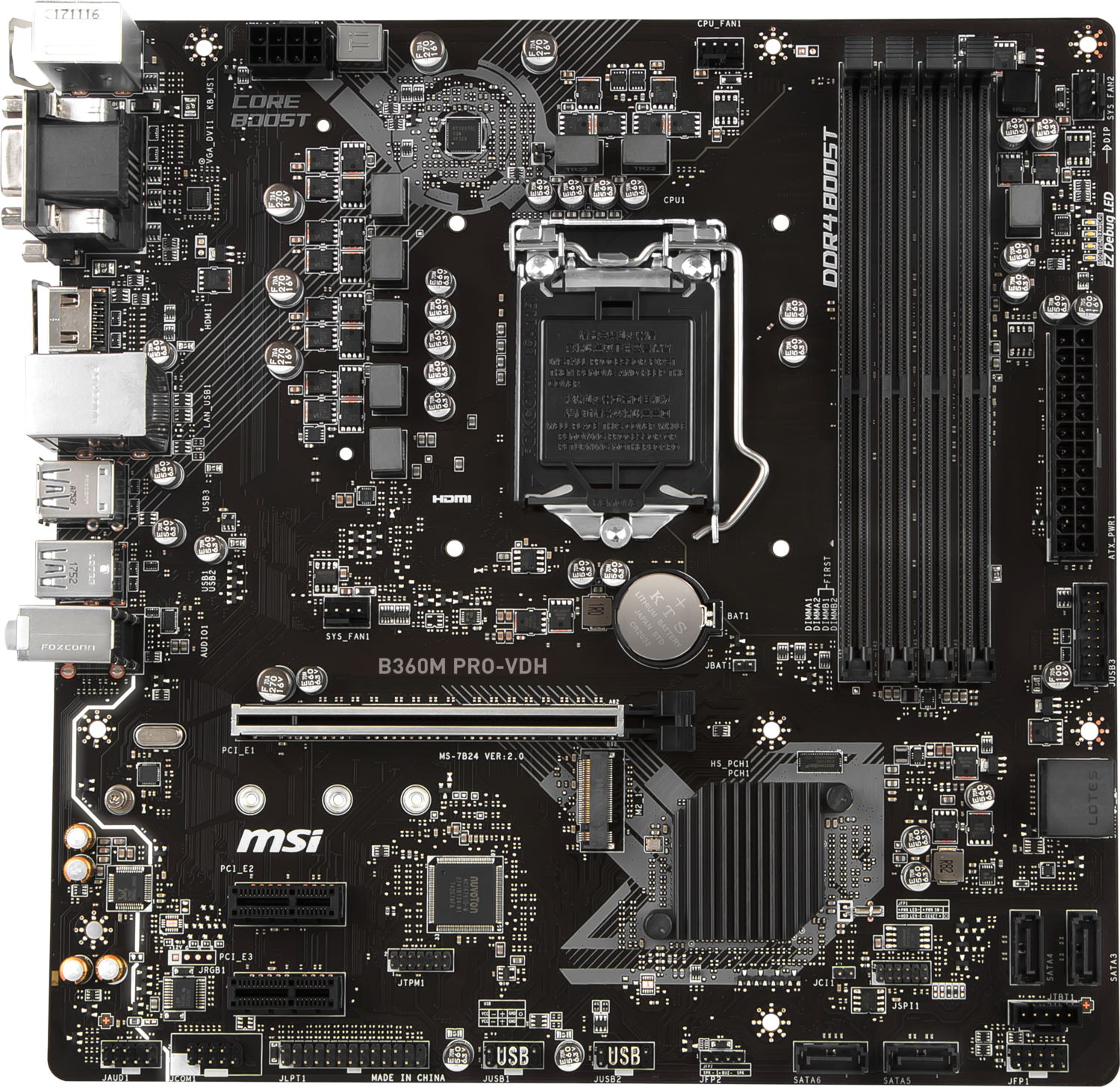 MSI - Motherboard MSI B360M PRO-VDH