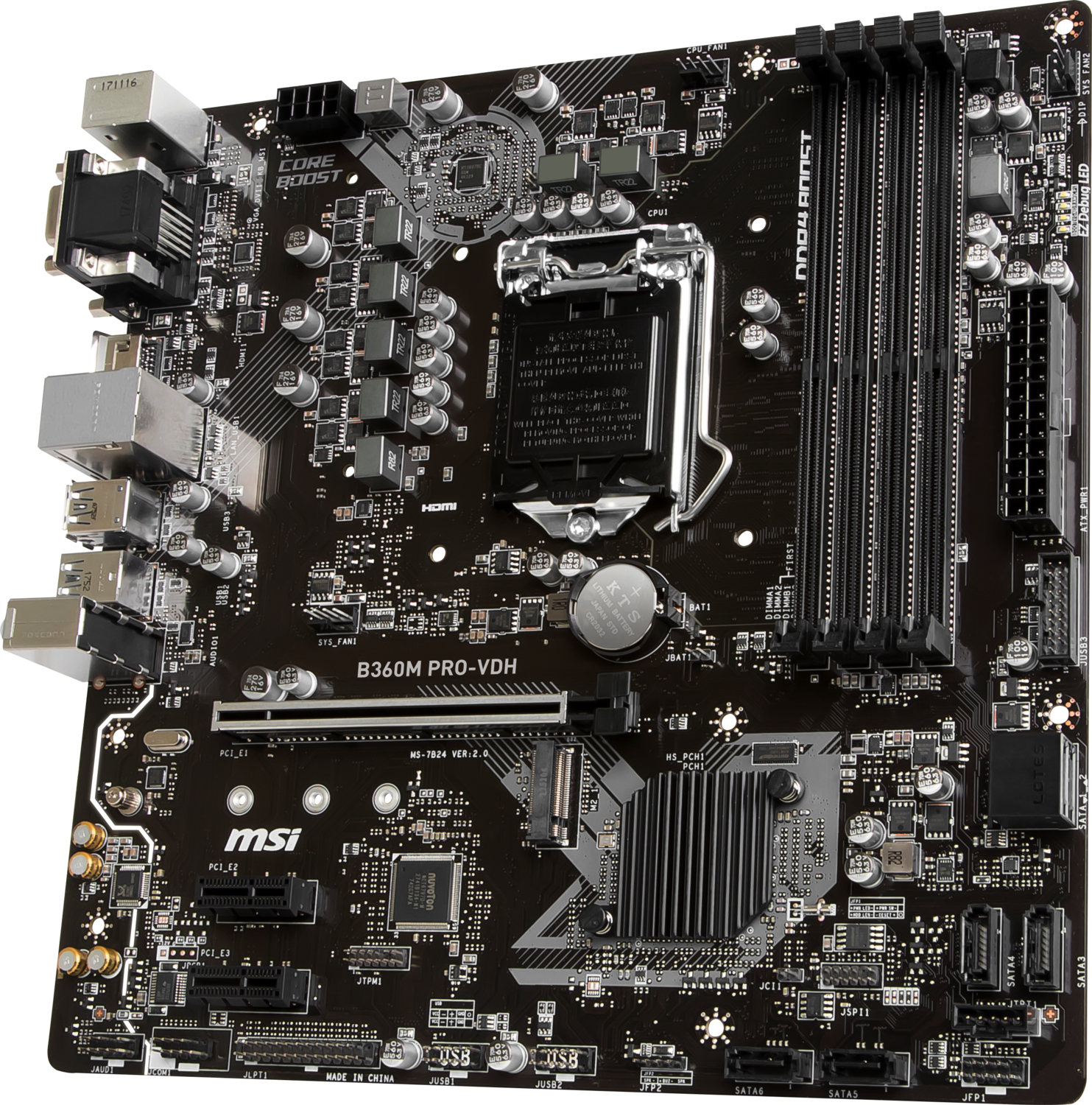 MSI - Motherboard MSI B360M PRO-VDH