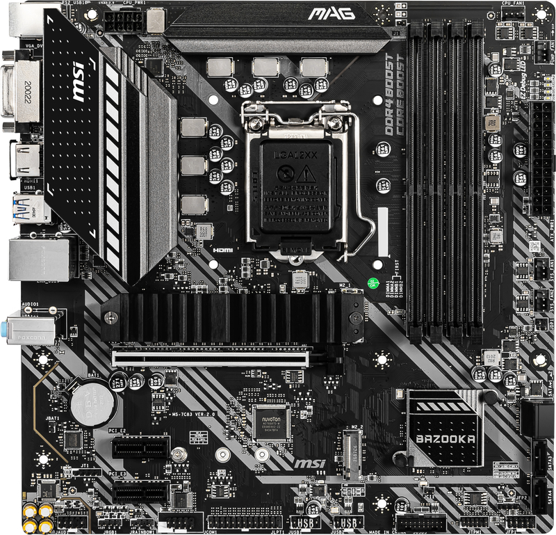 MSI - Motherboard MSI MAG B460M BAZOOKA