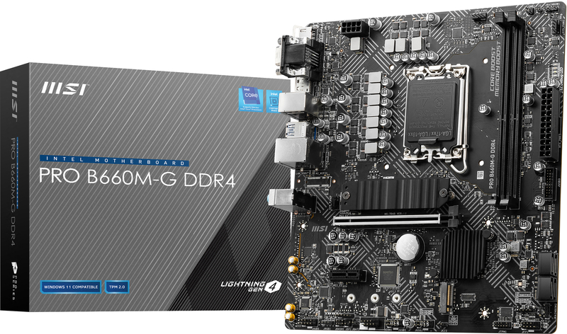 Motherboard MSI PRO B660M-G DDR4