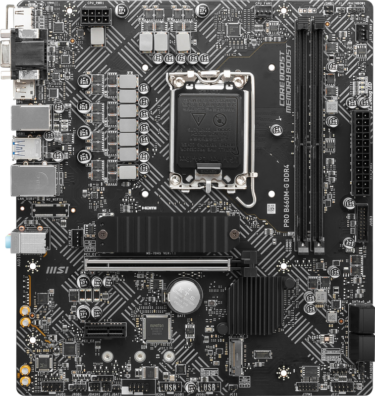 MSI - Motherboard MSI PRO B660M-G DDR4