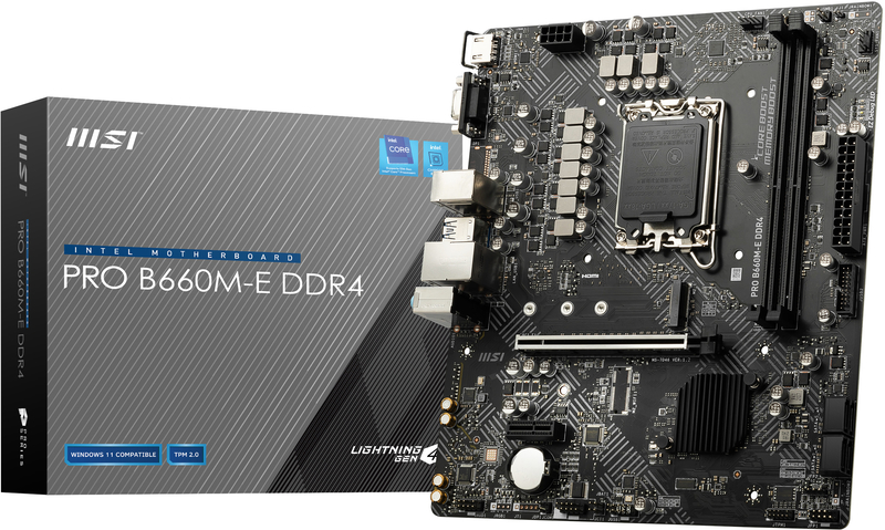 Motherboard MSI PRO B660M-E DDR4