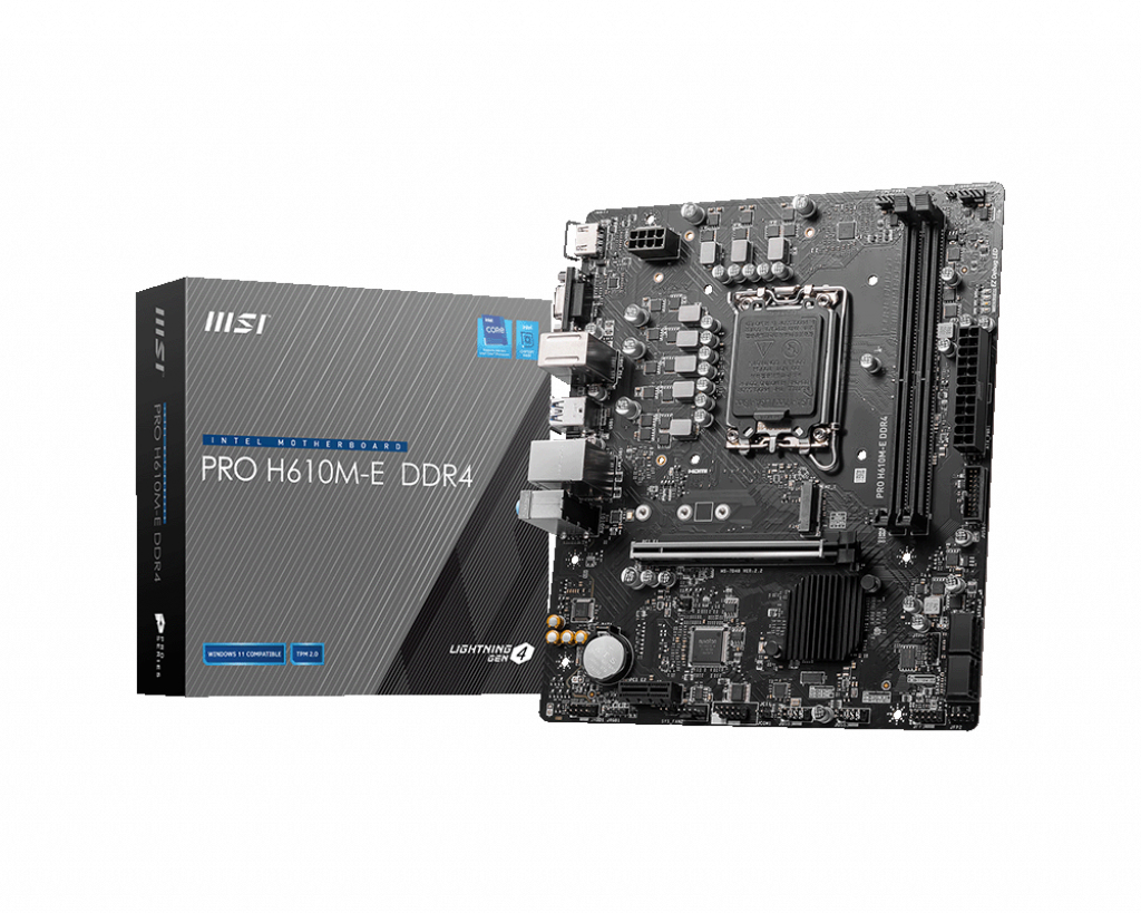 MSI - ** B Grade ** Motherboard MSI PRO H610M-E DDR4