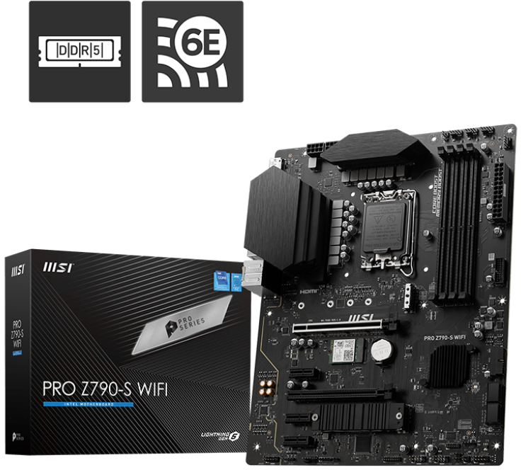 ** B Grade ** Motherboard MSI PRO Z790-S WIFI