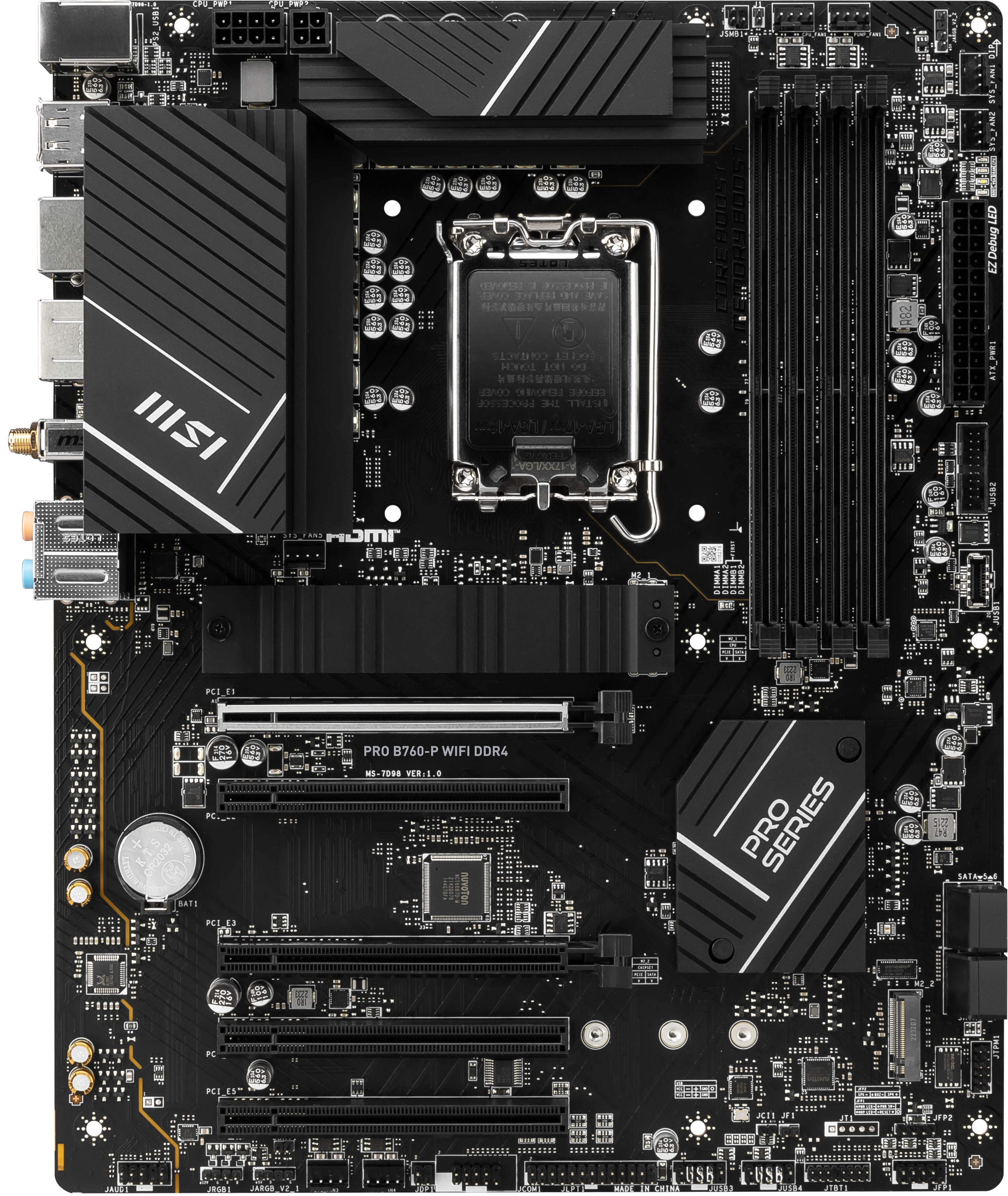 MSI - ** B Grade ** Motherboard MSI PRO B760-P WIFI DDR4