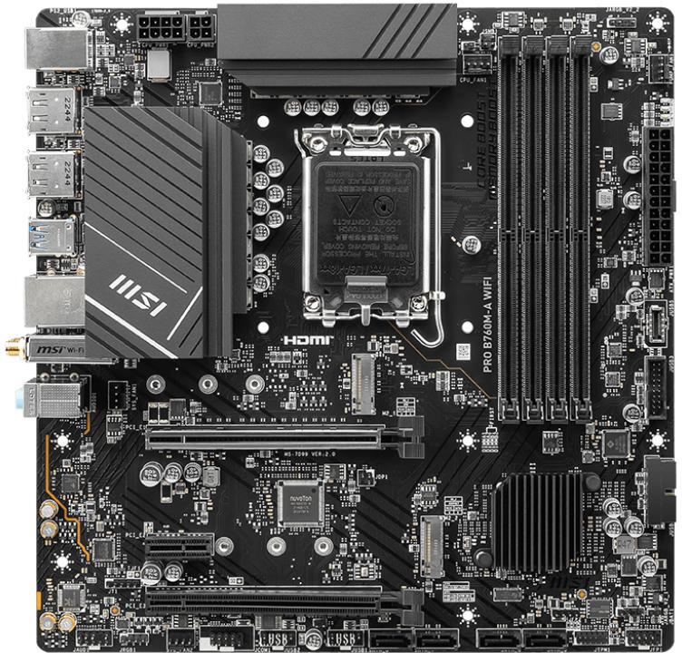 MSI - ** B Grade ** Motherboard MSI PRO B760M-A WiFi