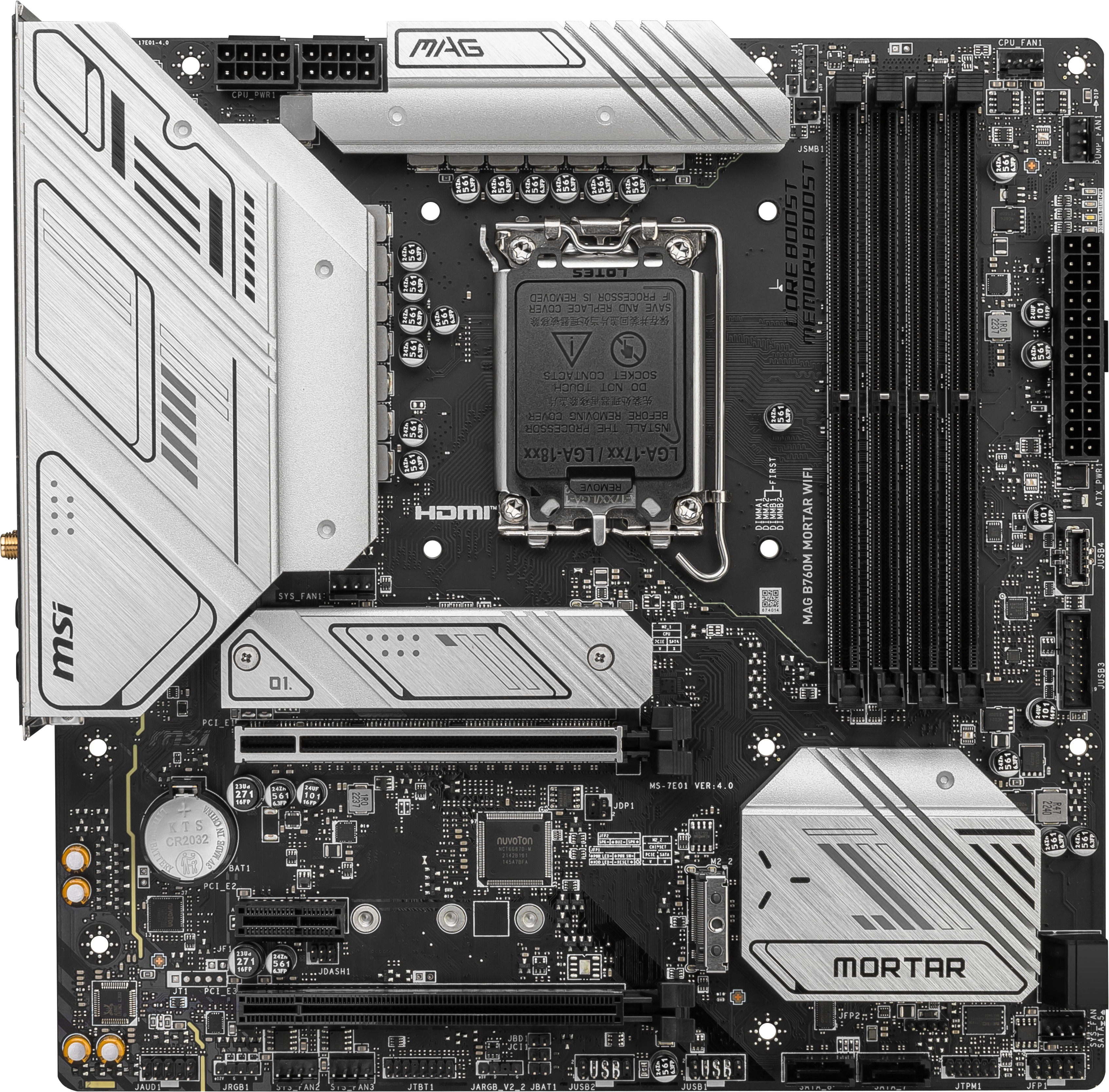 MSI - Motherboard MSI MAG B760 MORTAR WIFI