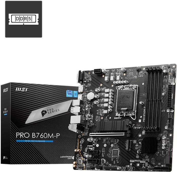 MSI - ** B Grade ** Motherboard MSI PRO B760M-P