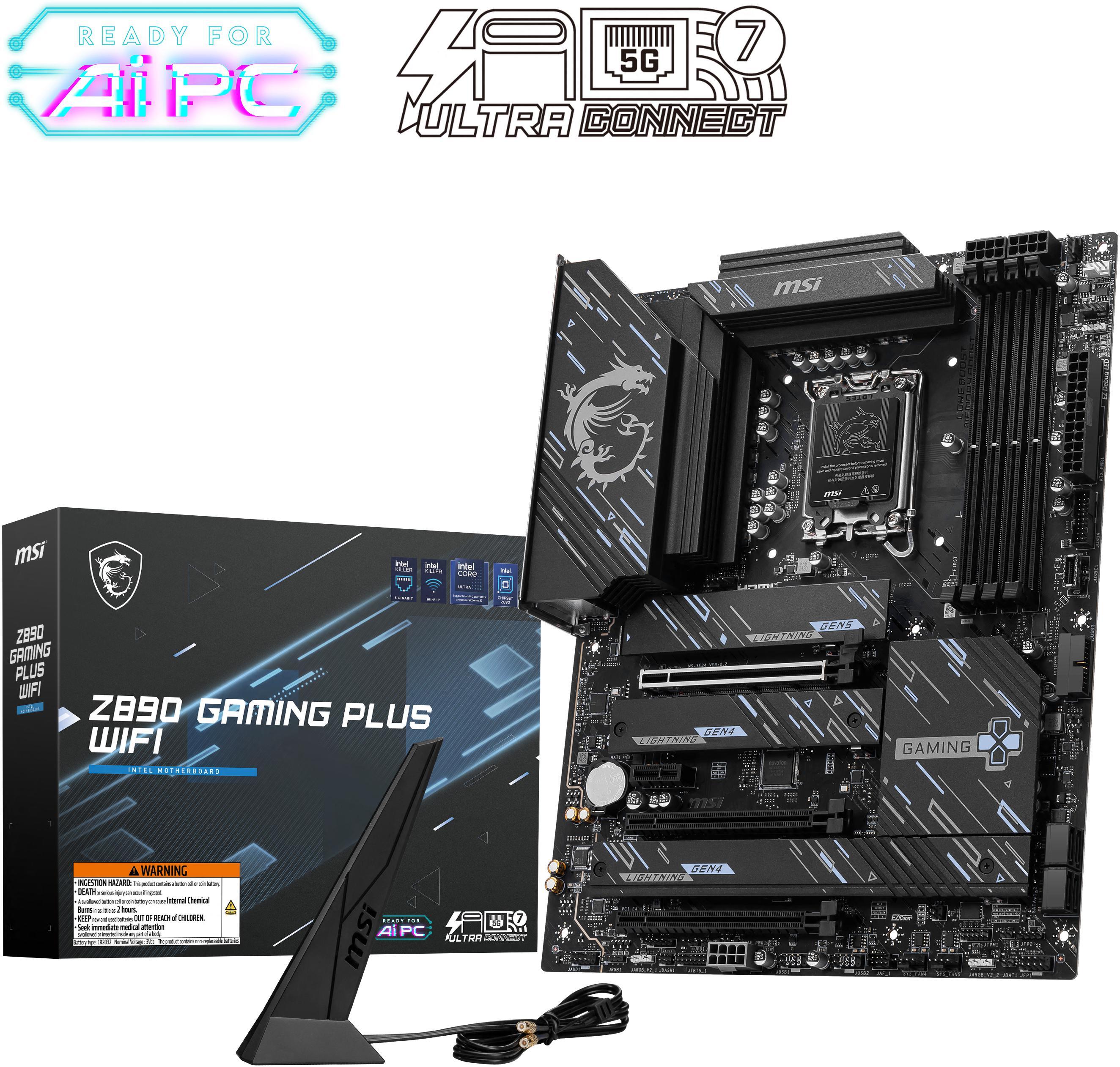 MSI - Motherboard MSI Z890 GAMING PLUS WIFI