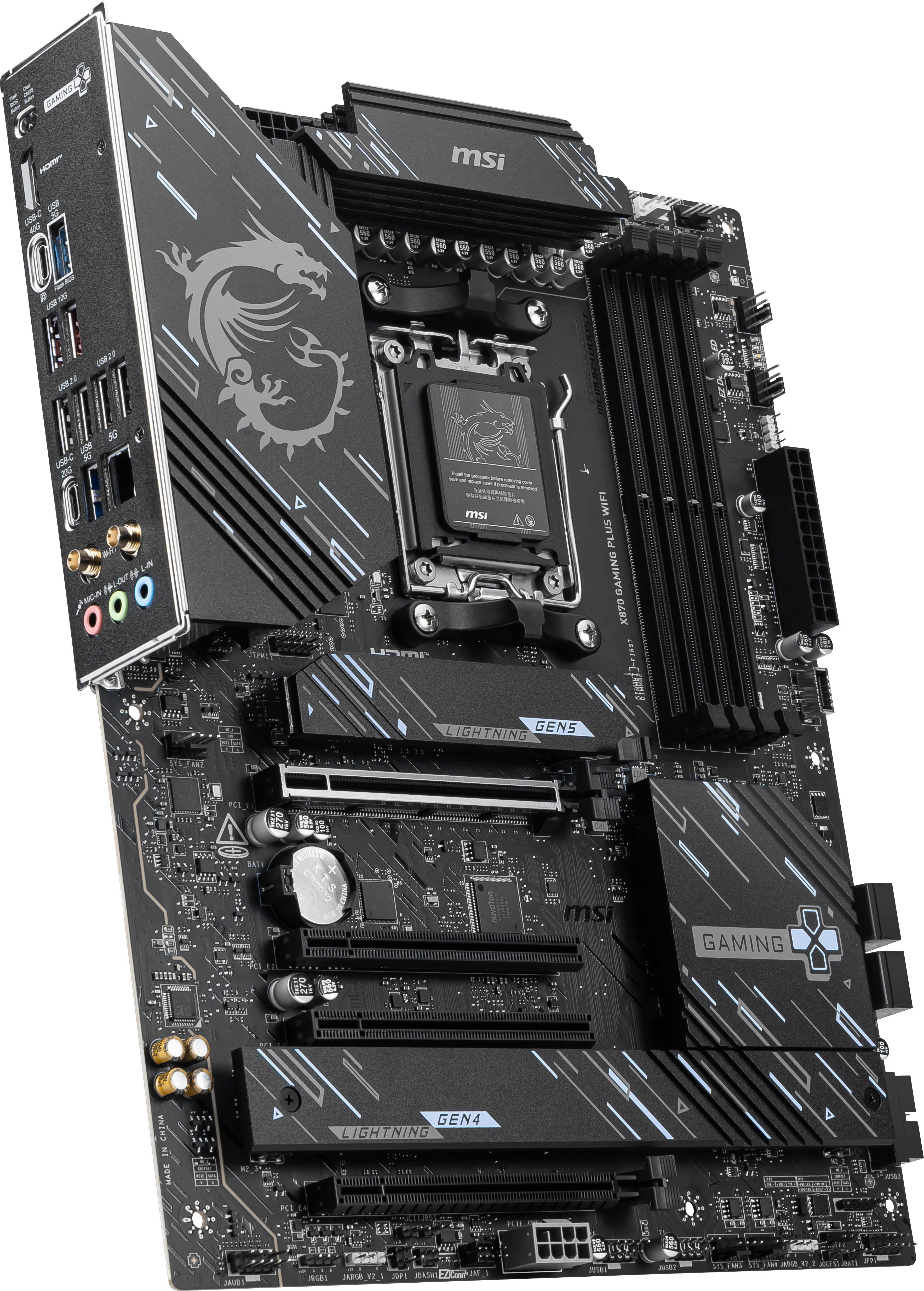 MSI - Motherboard MSI X870 GAMING PLUS WIFI