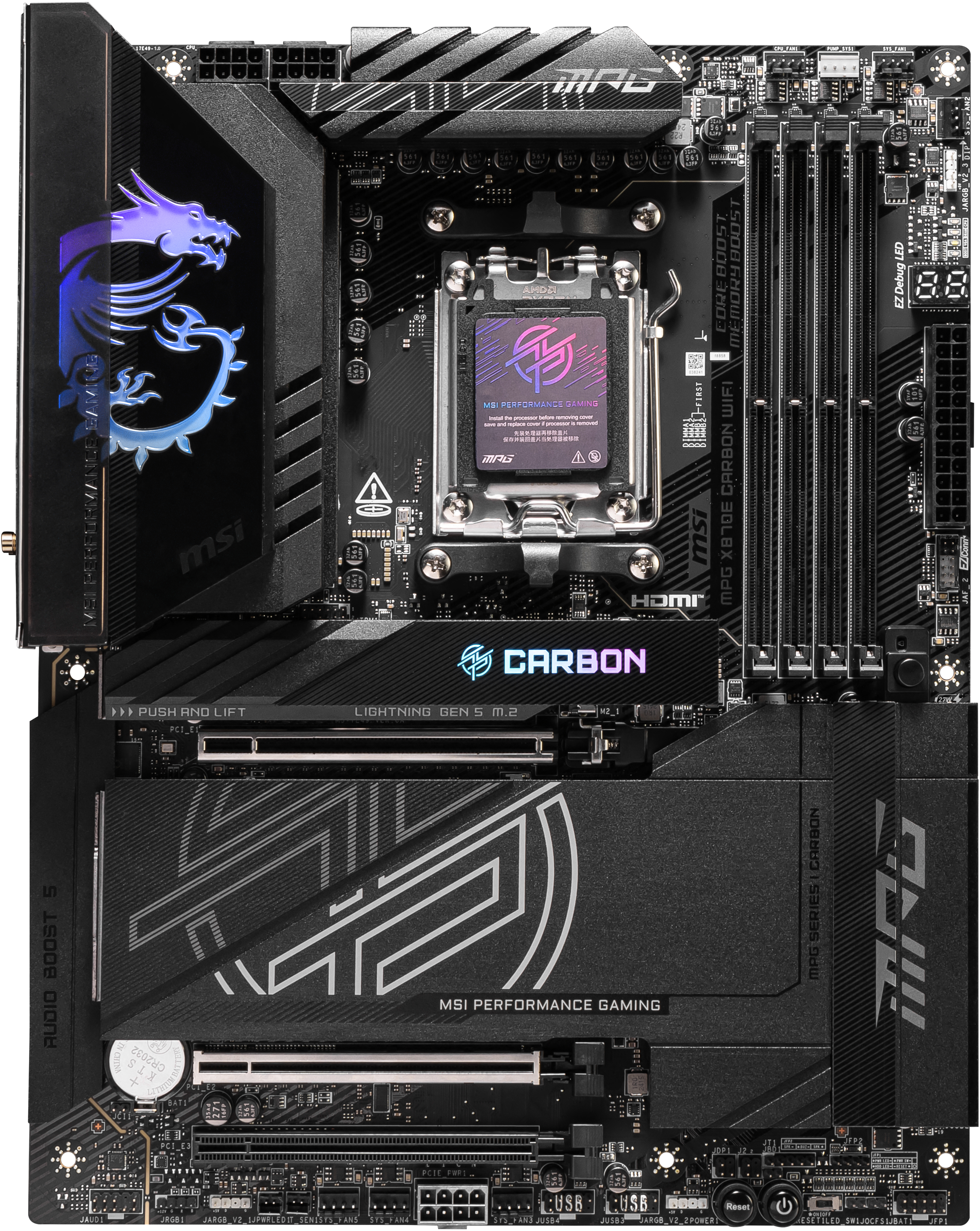 MSI - Motherboard MSI MPG X870E CARBON WIFI