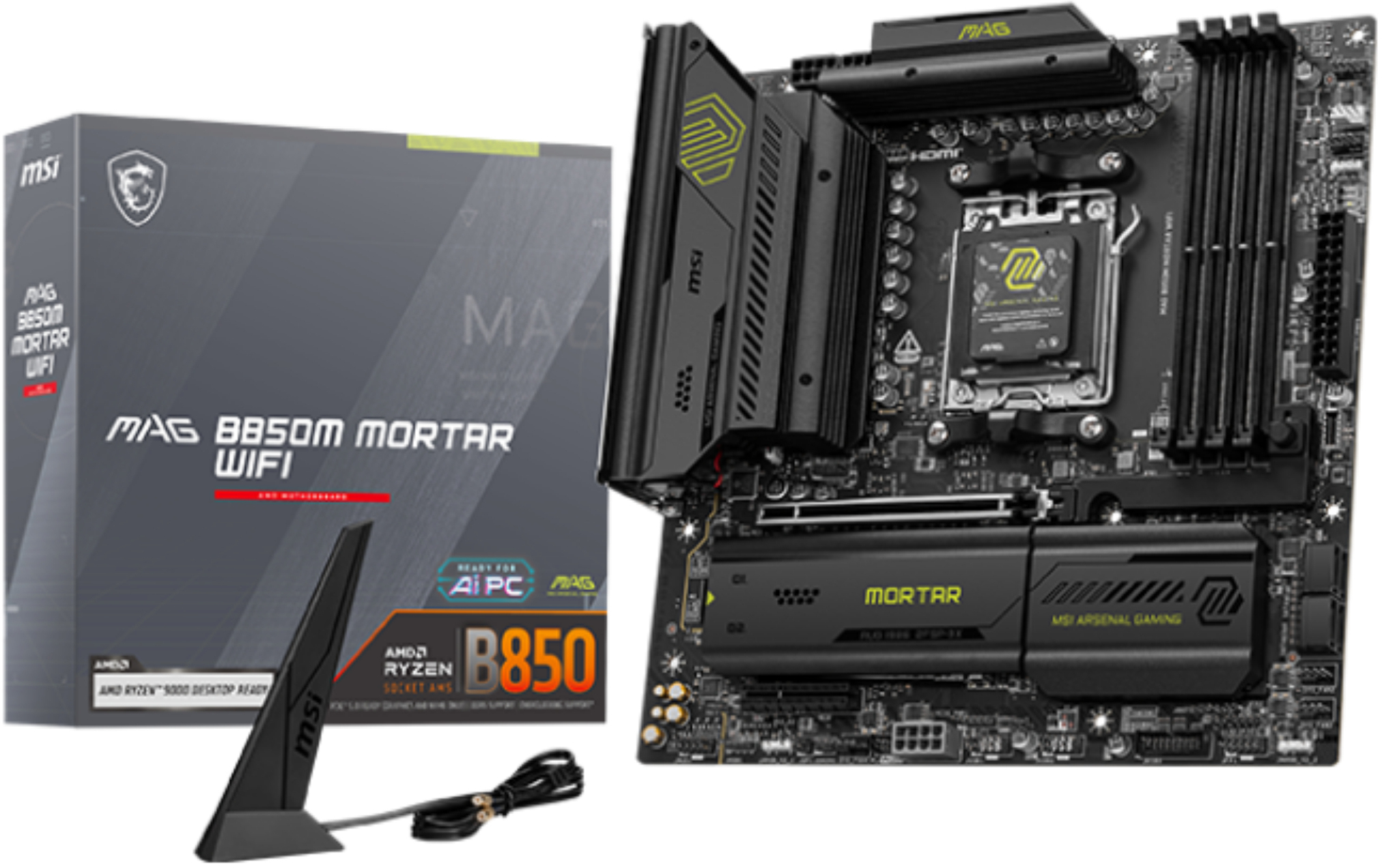 MSI - Motherboard MSI B850M GAMING PLUS WIFI