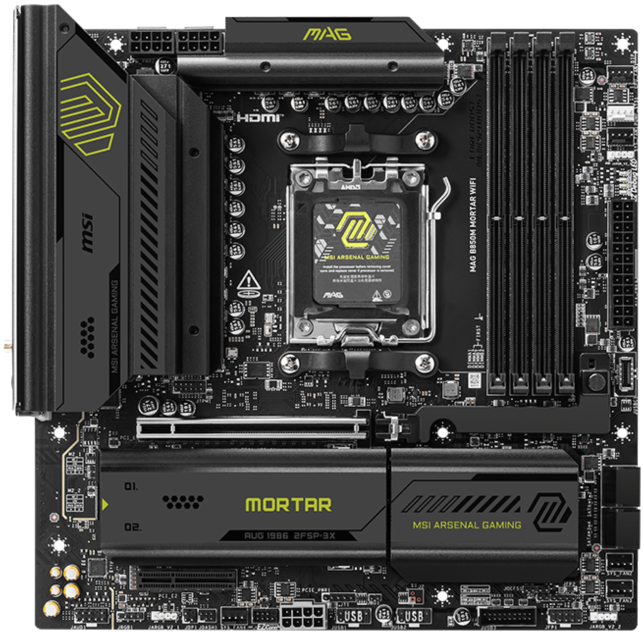 MSI - Motherboard MSI B850M GAMING PLUS WIFI