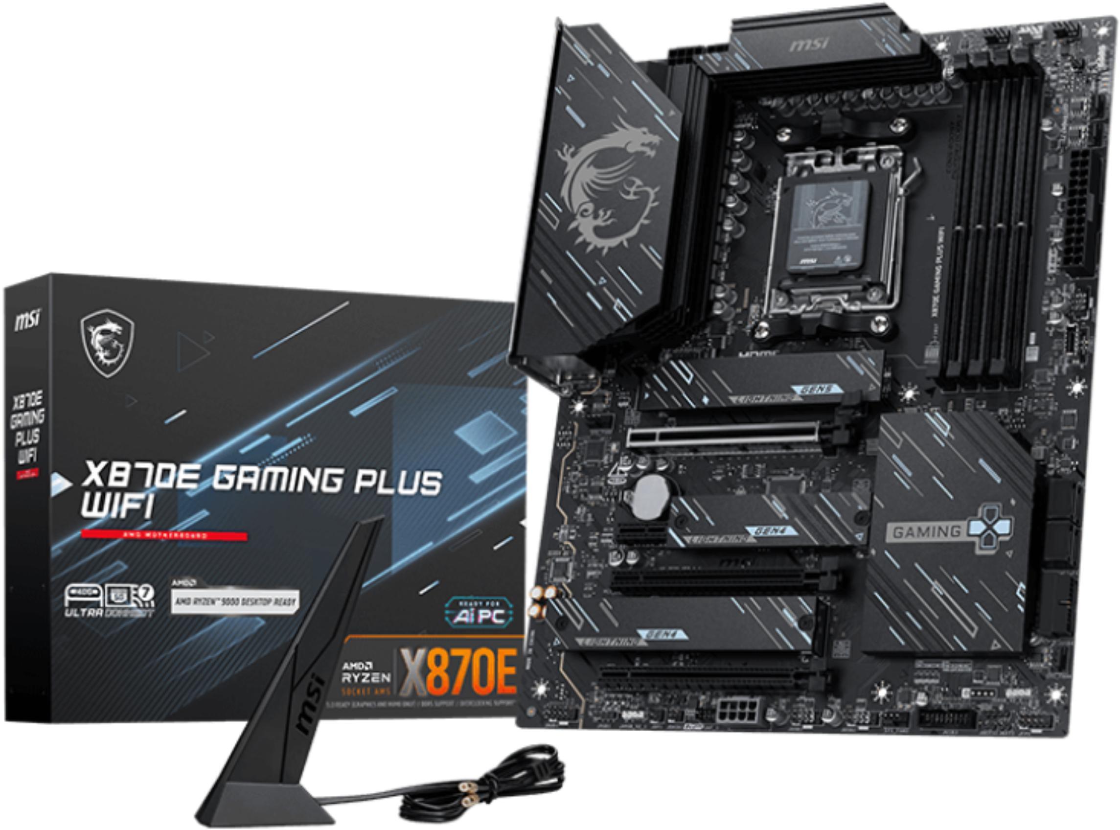 MSI - Motherboard MSI X870E Gaming Plus WiFi