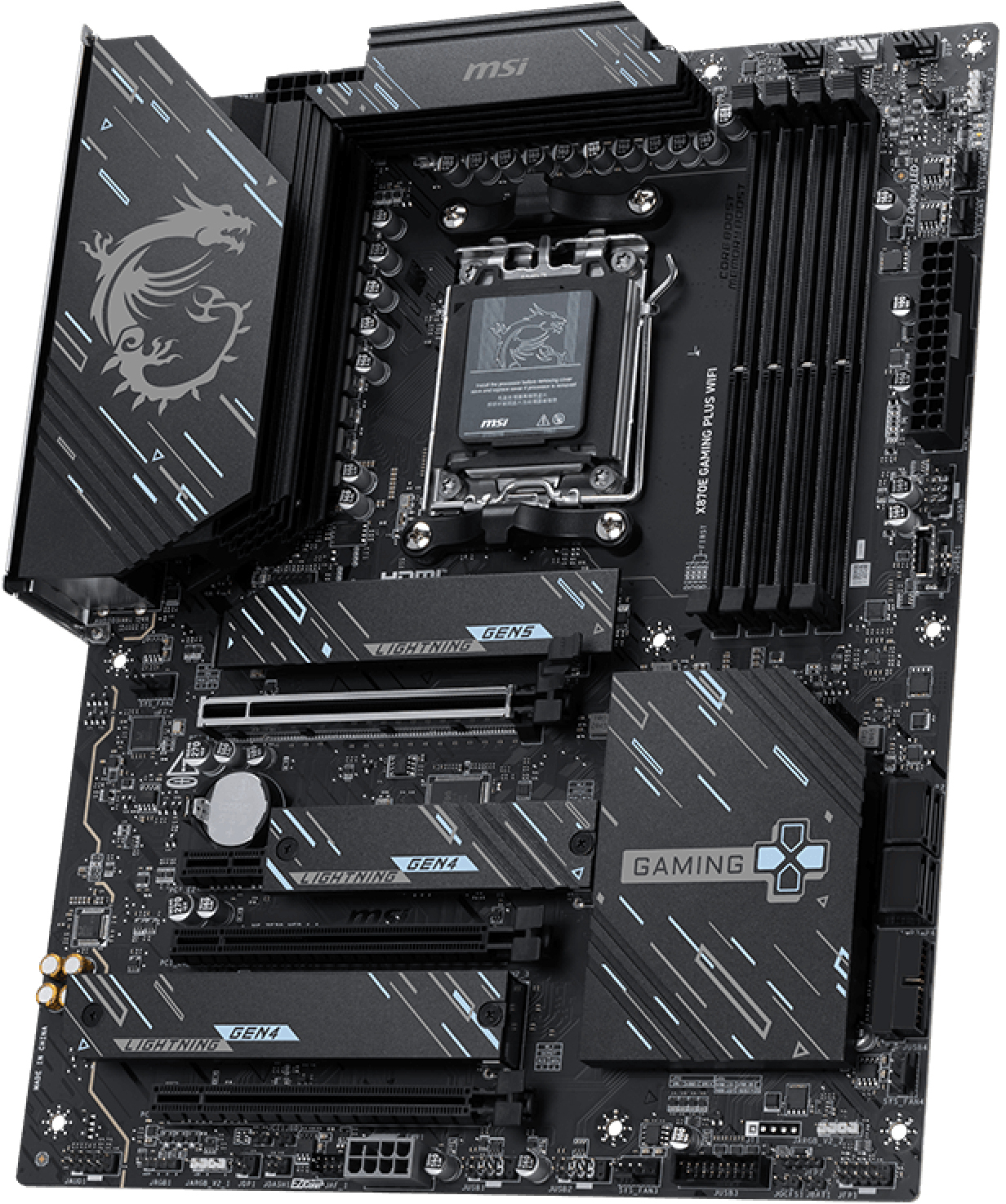 MSI - Motherboard MSI X870E Gaming Plus WiFi