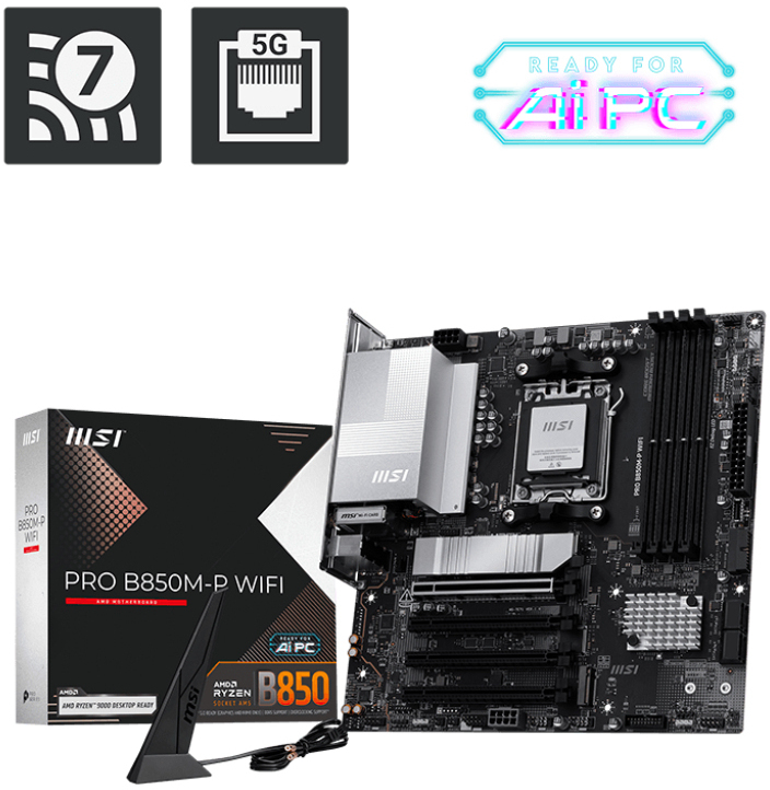 Picture of Picture of Motherboard MSI B850M-P PRO WIFI