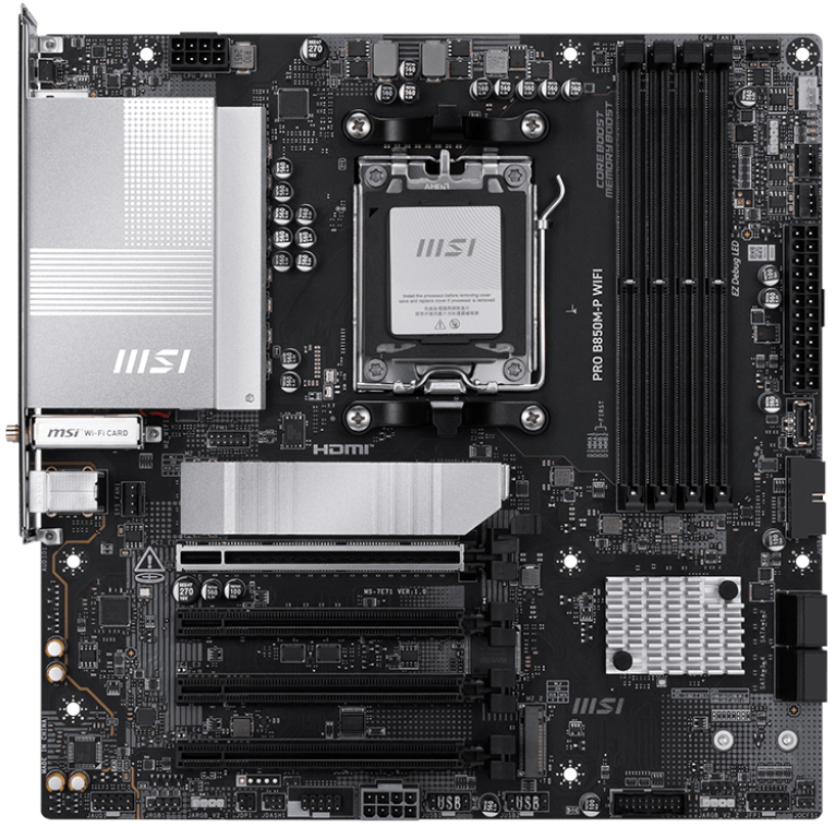 MSI - Motherboard MSI B850M-P PRO WIFI