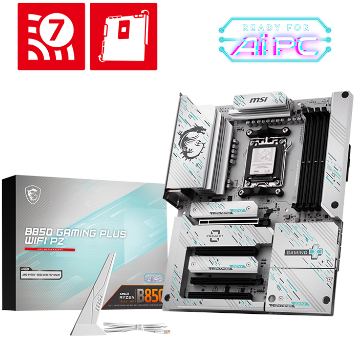 MSI - Motherboard MSI B850 GAMING PLUS WIFI PZ