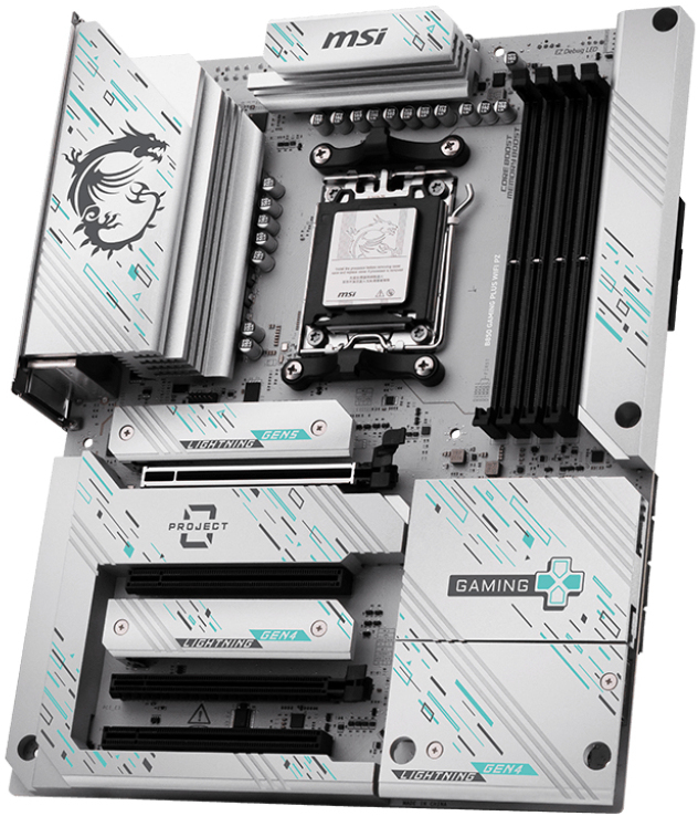 MSI - Motherboard MSI B850 GAMING PLUS WIFI PZ