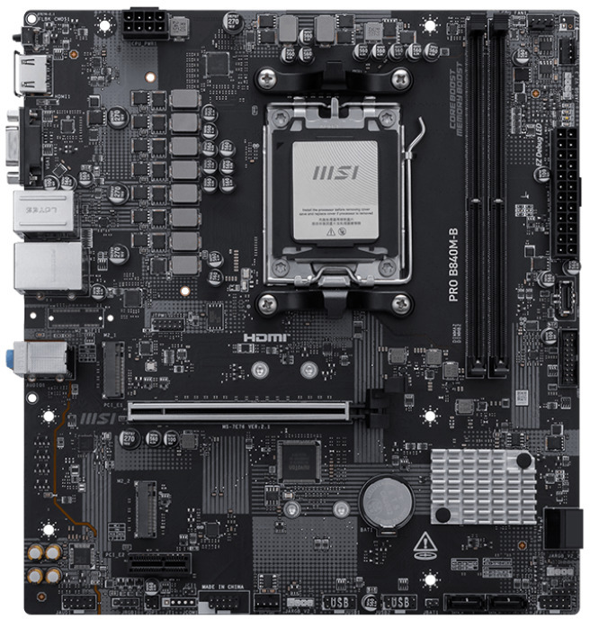 MSI - Motherboard MSI PRO B840M-B