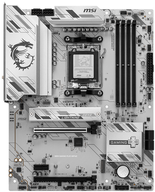 MSI - Motherboard MSI B850 GAMING PLUS WIFI6E