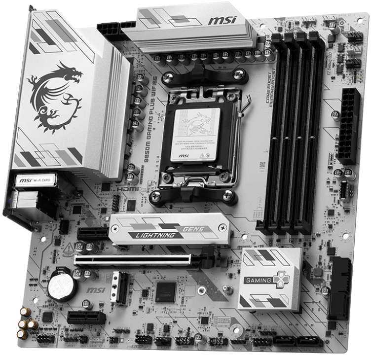 MSI - Motherboard MSI B850M GAMING PLUS WIFI6E