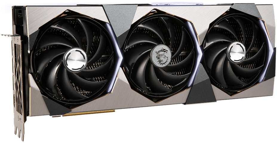 MSI Gaming GeForce RTX 4080 Video Card RTX 4080 16GB GAMING X SLIM WHITE 