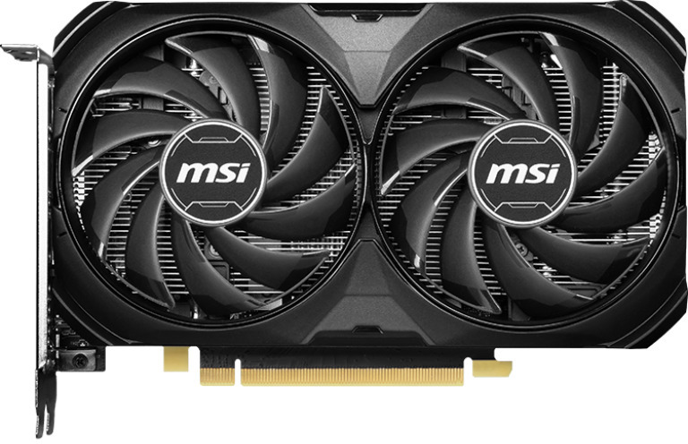 MSI - Gráfica MSI GeForce® RTX 4060 Ti VENTUS 2X BLACK E1 OC 8GB GDDR6 DLSS3