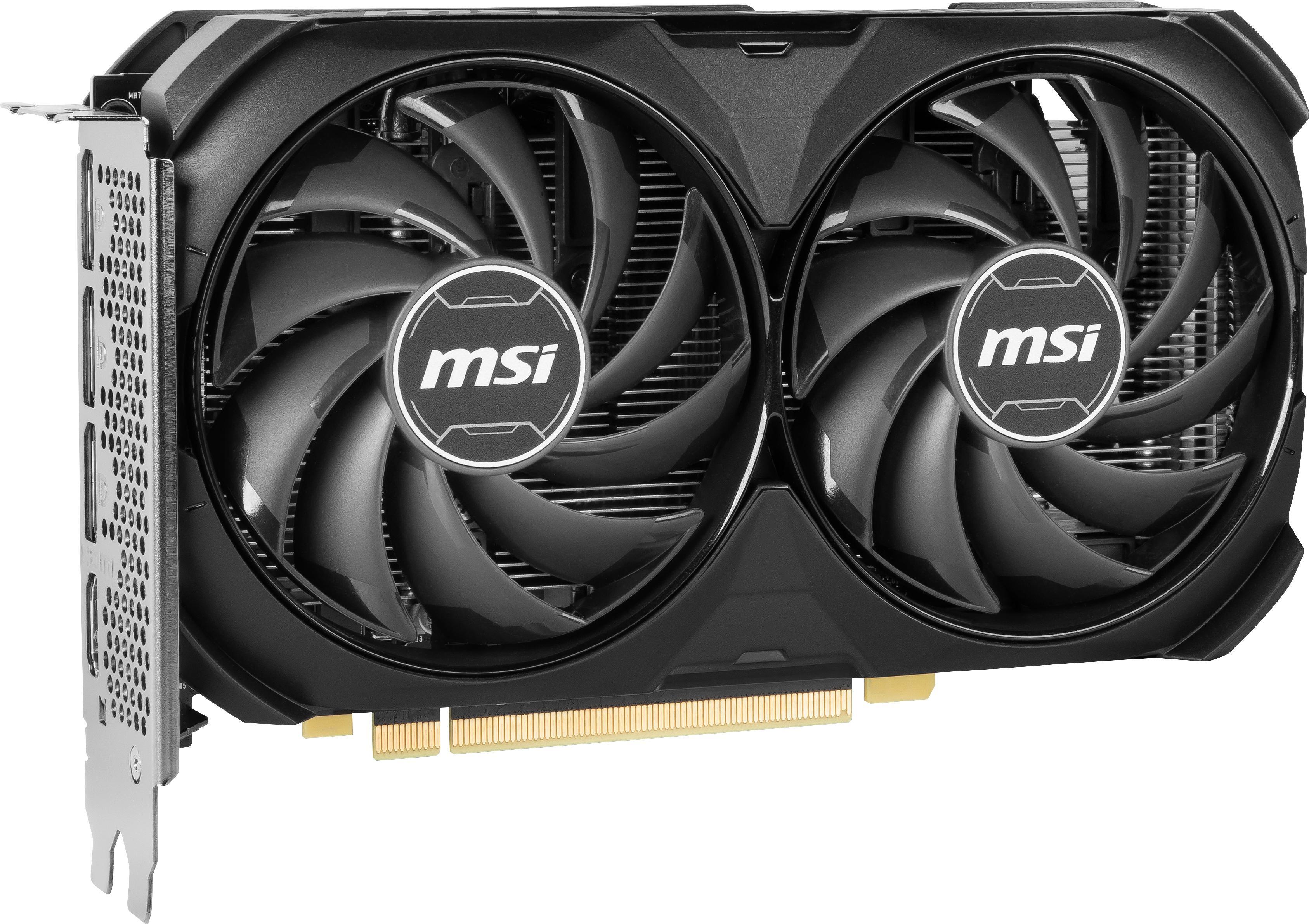 MSI - ** B Grade ** Gráfica MSI GeForce® RTX 4060 Ti VENTUS 2X BLACK OC 8GB GDDR6 DLSS3