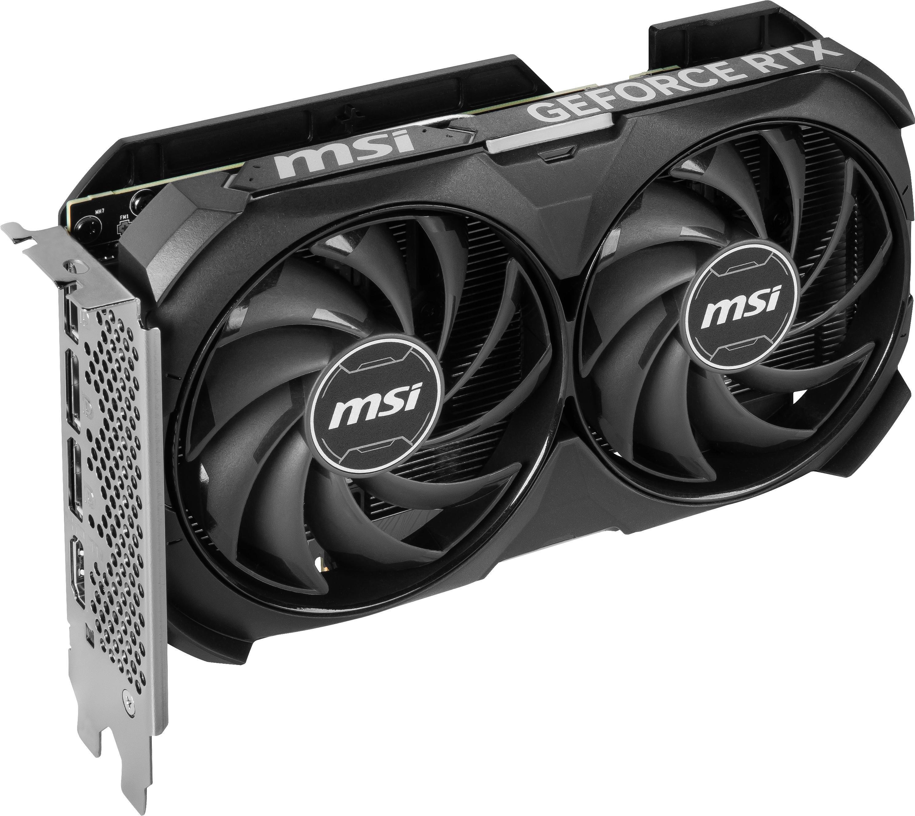 MSI - ** B Grade ** Gráfica MSI GeForce® RTX 4060 Ti VENTUS 2X BLACK OC 8GB GDDR6 DLSS3