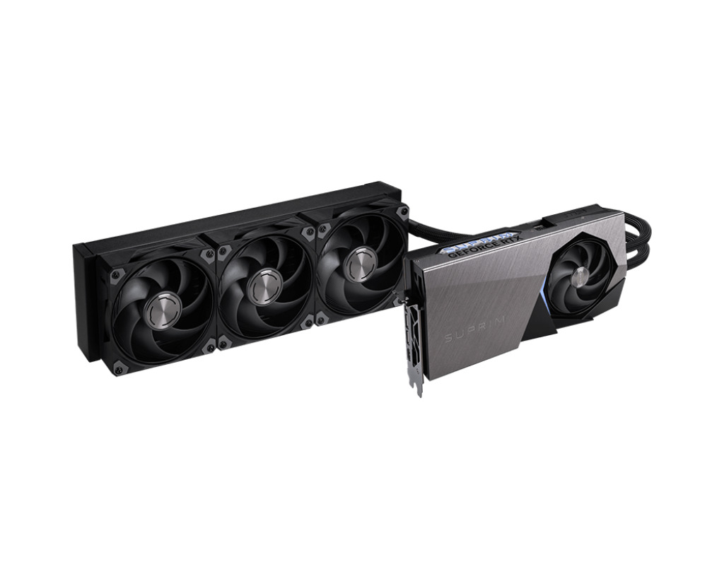 MSI - Gráfica MSI GeForce® RTX 5080 SUPRIM LIQUID SOC 16GB GDDR7 DLSS4