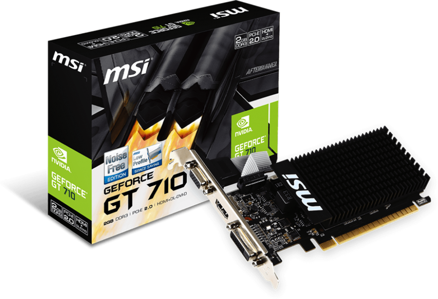 Gráfica MSI GeForce® GT 710 LP 2G