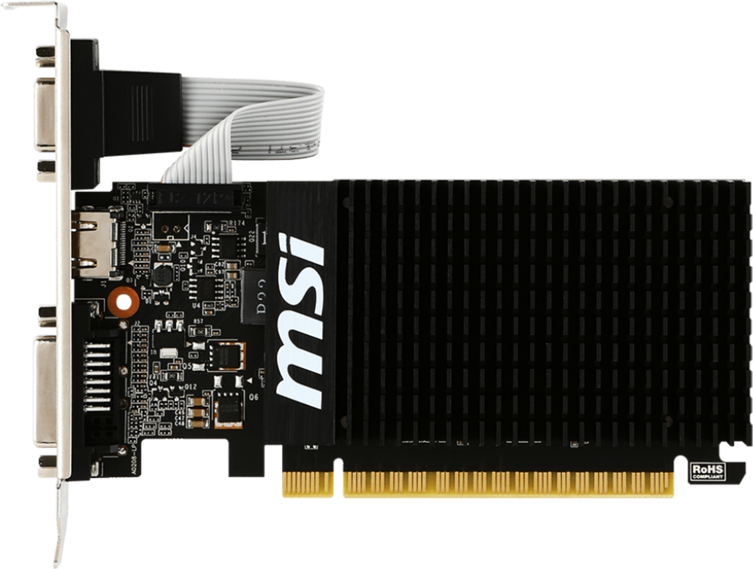 MSI - Gráfica MSI GeForce® GT 710 LP 2GB GDDR3