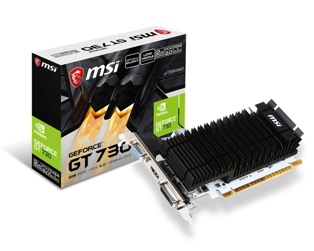 Gráfica MSI GeForce® GT 730 LP 2GB GDDR3