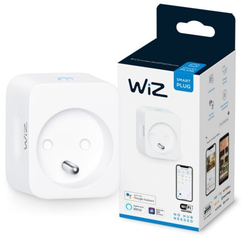Wiz - Tomada Inteligente WIZ WiFi Compatível c/ Alexa e Google Home