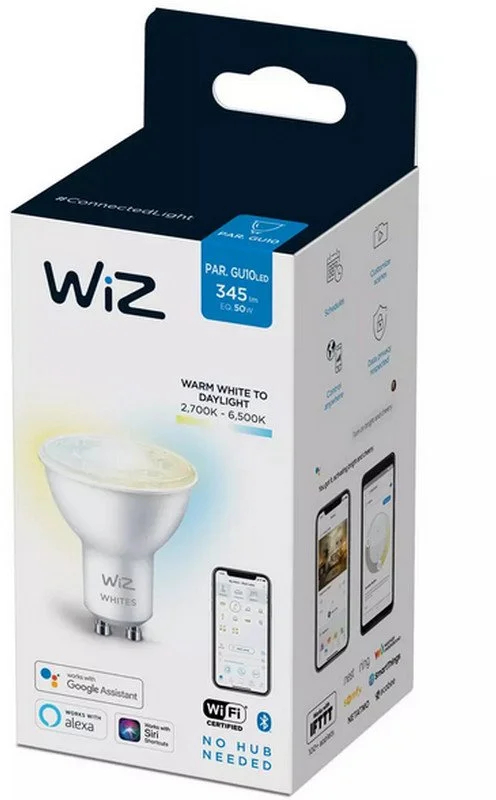 Wiz - Lâmpada Inteligente WIZ GU10 LED WiFi Luz Branca/Neutra