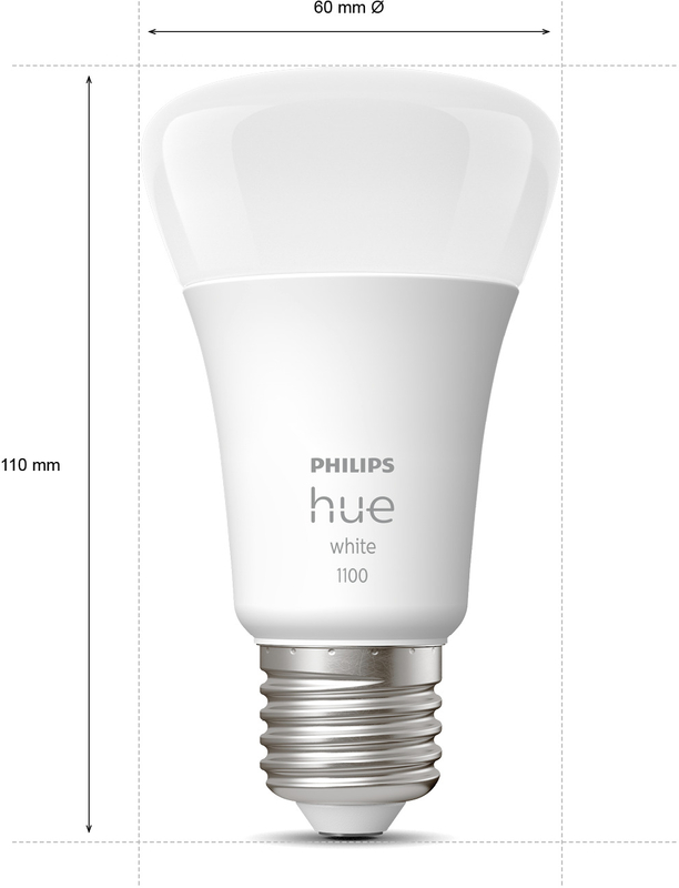 Philips - Lâmpada Inteligente Philips HueW 9.5W A60 E27 EU Luz Branca