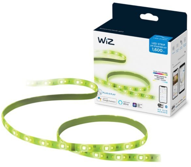 Wiz - Fita LED WIZ LED WiFi 1600lm RGB 2 Metros c/Alimentador