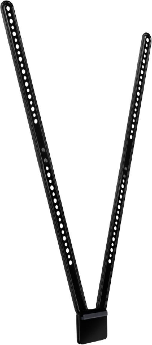 Logitech - Logitech TV Mount MeetUP Black (up to 90 inches)