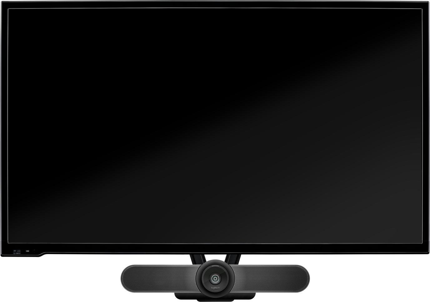 Logitech - Logitech TV Mount MeetUP Black (up to 90 inches)
