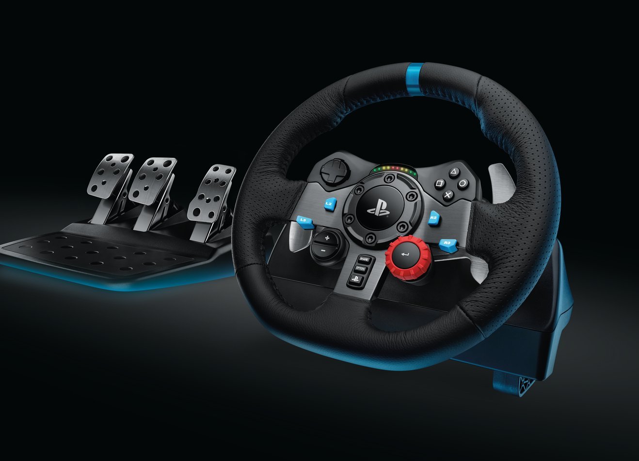 Logitech - Volante + Pedais Logitech G29 Driving Force PS5/PS4/PS3/PC