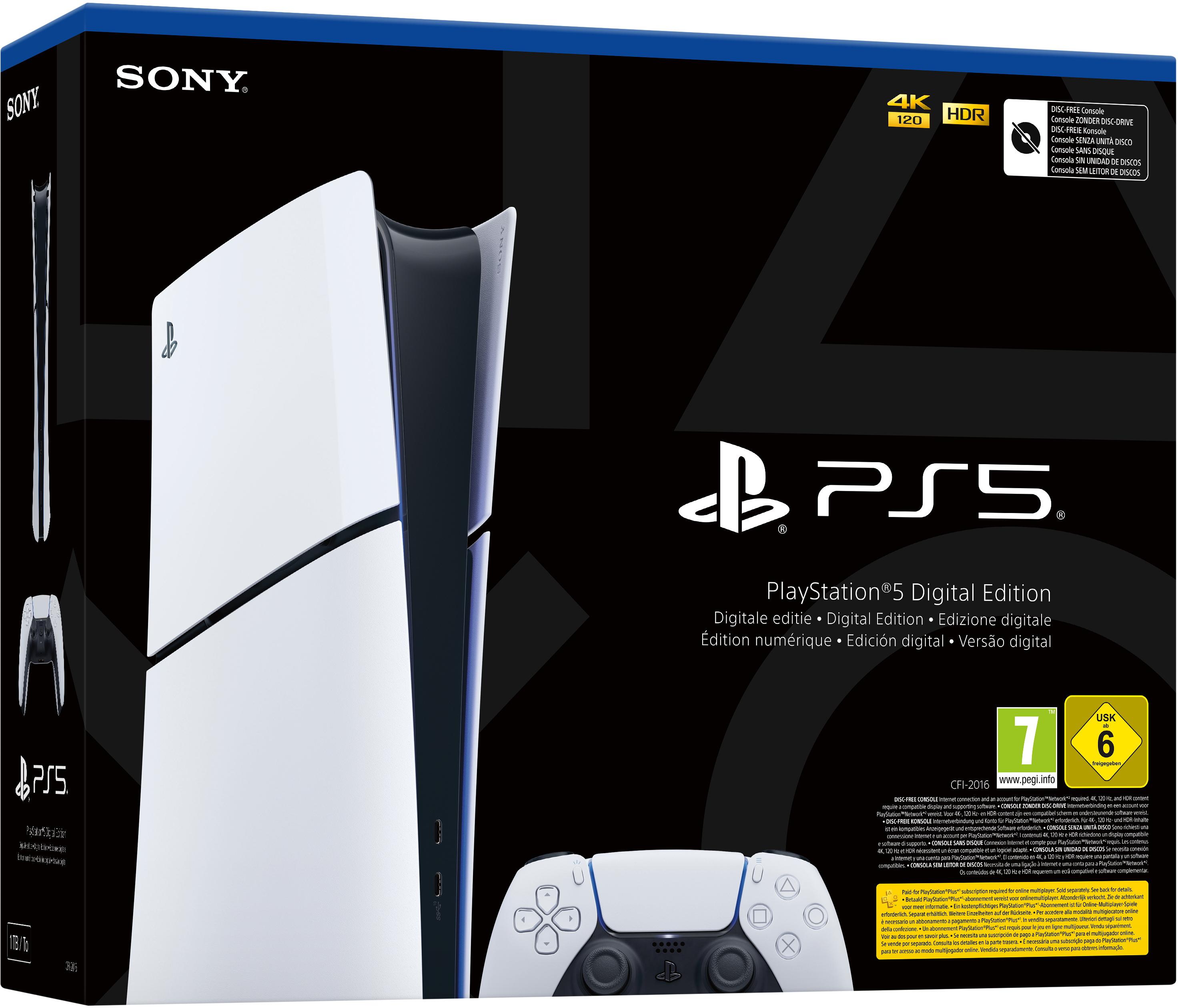 Sony - Consola Sony Playstation 5 Slim Edição Digital 1TB