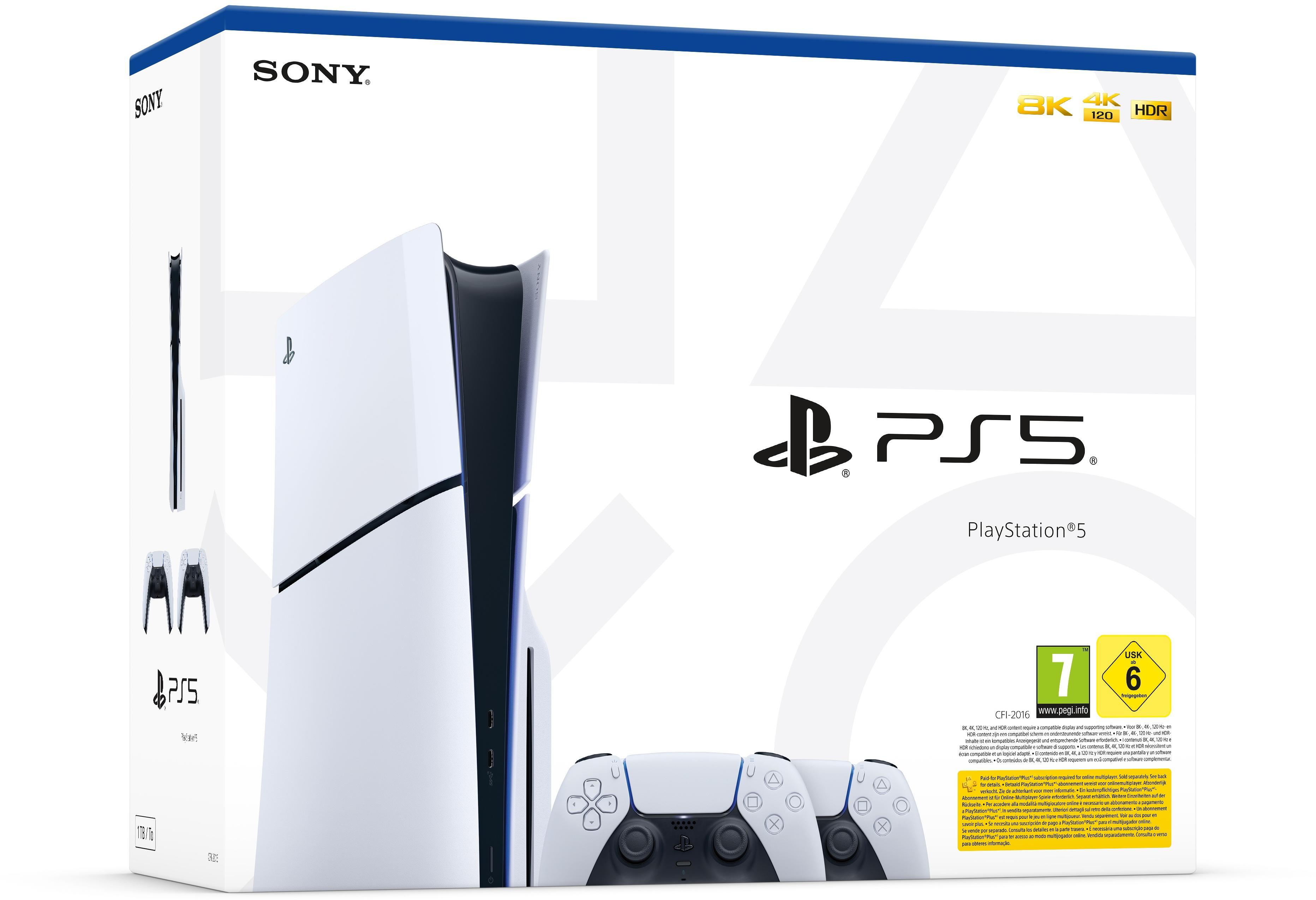 Sony - Consola Sony Playstation 5 Slim Edição Digital 1TB + Gamepad Dualsense